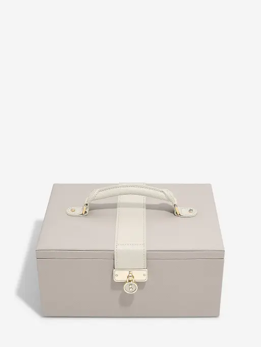 Taupe Luxury Classic Jewellery Box