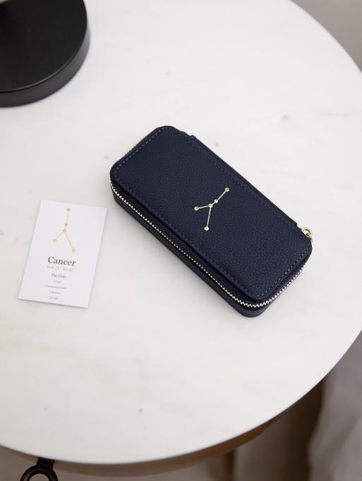 Star Sign Constellation Travel Jewellery Box - Cancer