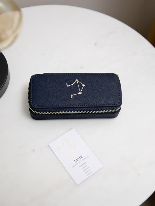 Star Sign Constellation Travel Jewellery Box - Libra