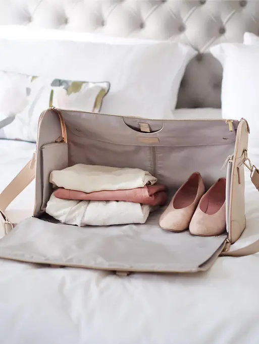 Blush Pink Weekend Garment Bag
