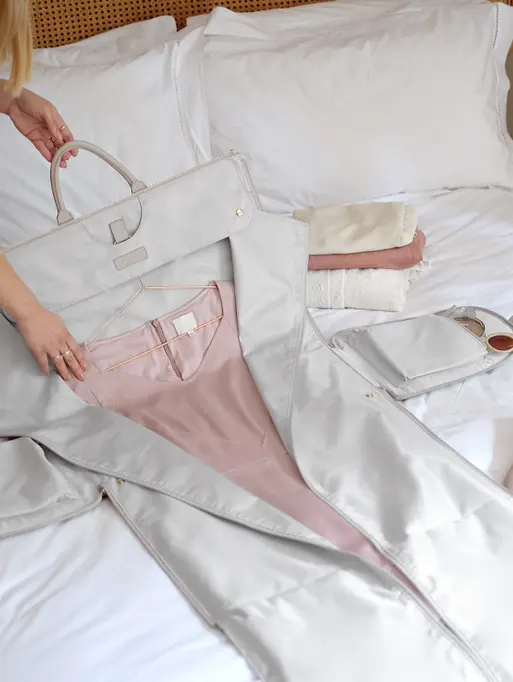 Taupe Weekend Garment Bag