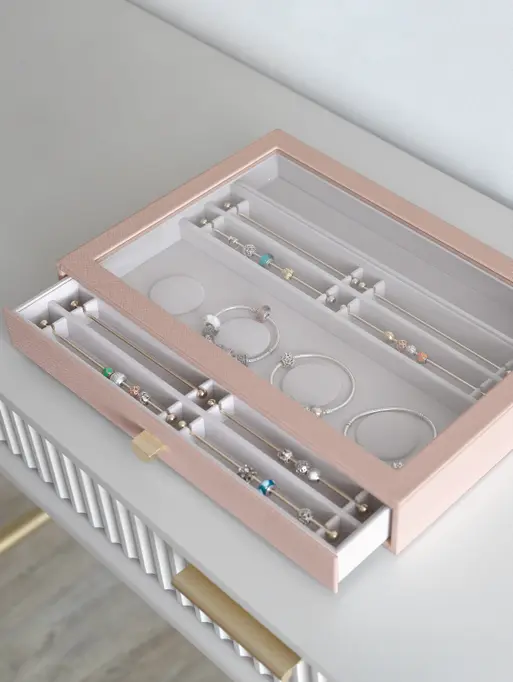 Blush Pink Supersize Bracelet Display Drawer