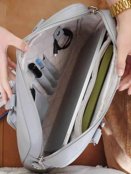 Torba na laptop Stackers Pebble kamienna szarość