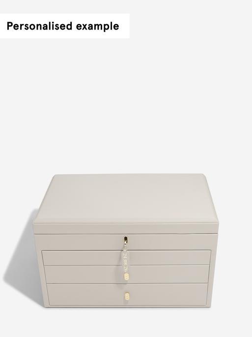 Oatmeal Large Luxury Jewellery Box