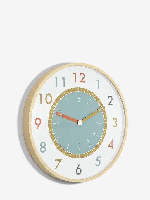 Tell The Time Wooden Wall Clock