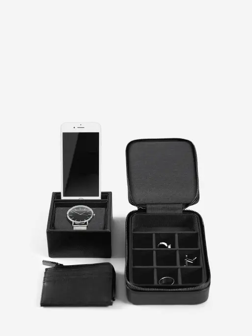 Mens Black 3 Piece Gift Set