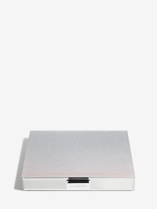 Pink Glass Classic Jewellery Box Lid - Imperfect lining