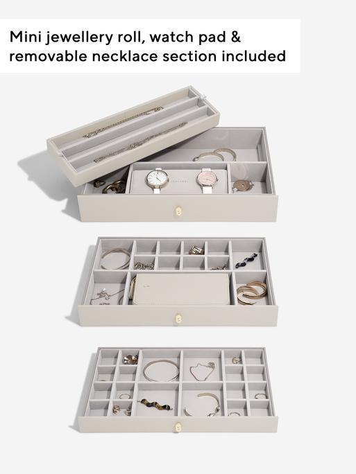 Oatmeal Large Luxury Jewellery Box