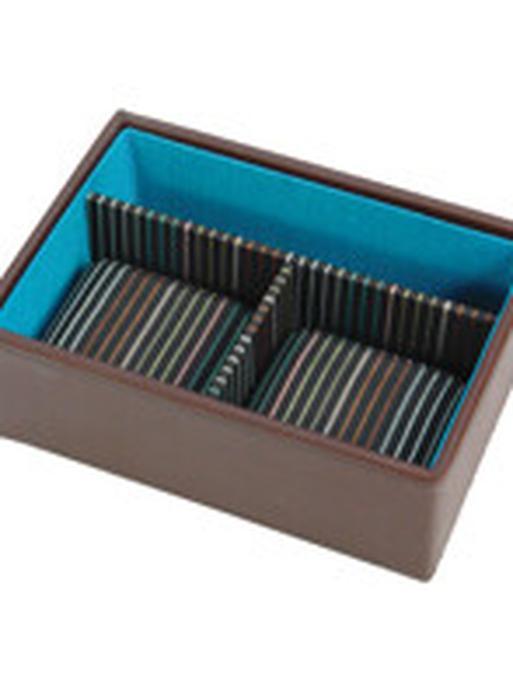 STACKER MEN CHOCOLATE BROWN (18 x 12.5 x 7 CM)