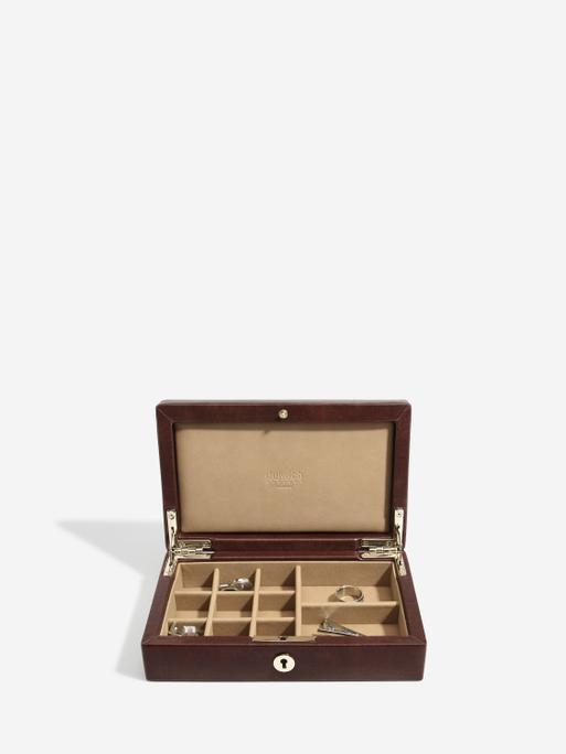 Windsor Chestnut Brown Cufflink Box