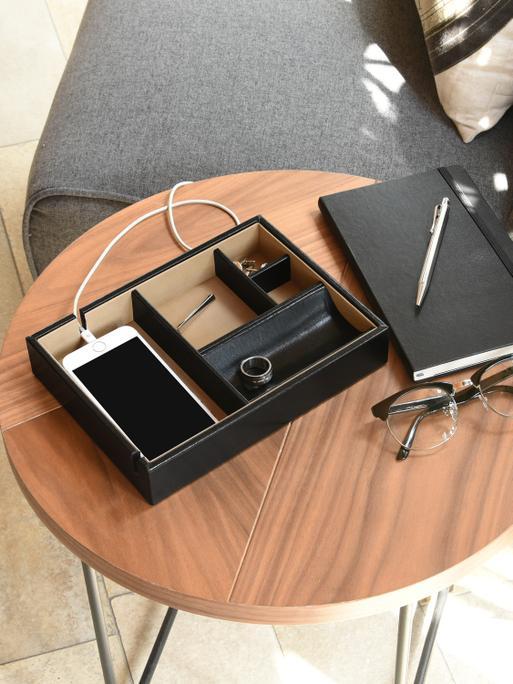 Windsor Black Valet Tray