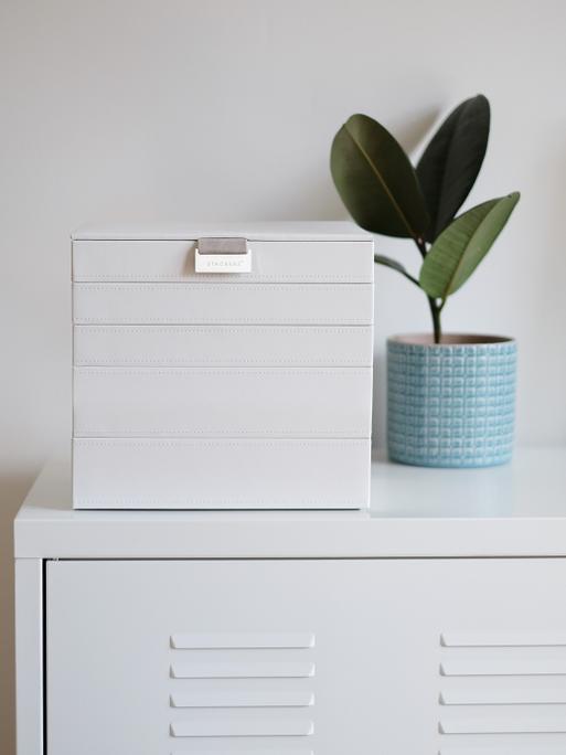 White Classic Jewellery Box Set of 5