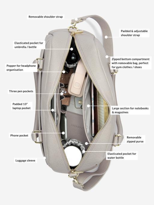 Torba damska Stackers taupe