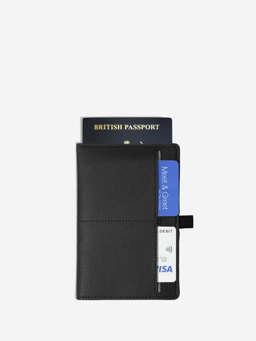 Black Pebble Passport Sleeve