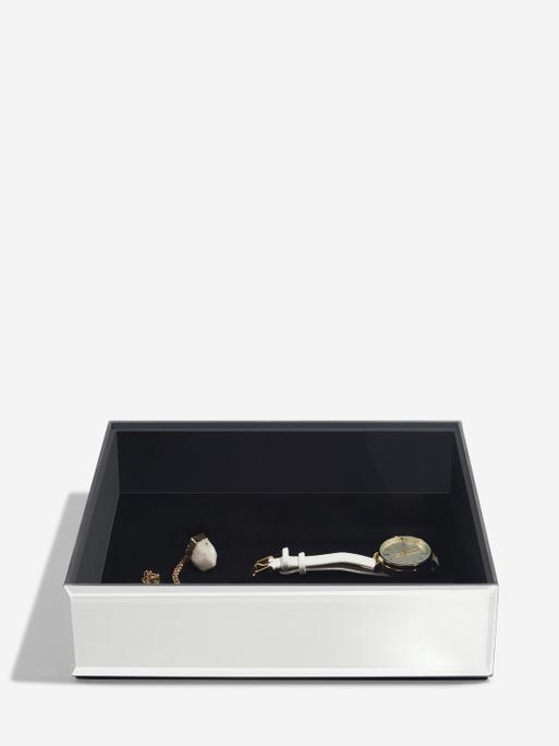 Mirror Glass Classic Jewellery Box Set of 3