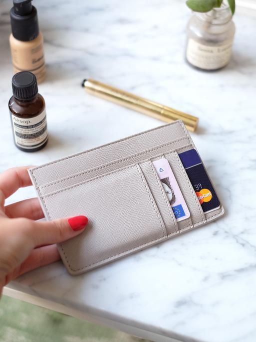 Etui na karty Stackers taupe