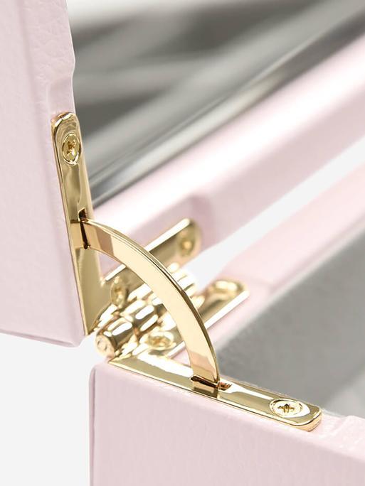 Szkatułka na biżuterię Loves Luxury potrójna jasnoróżowa