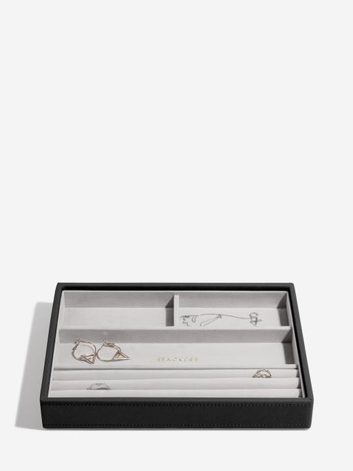 Black Classic Jewellery Box Set of 5