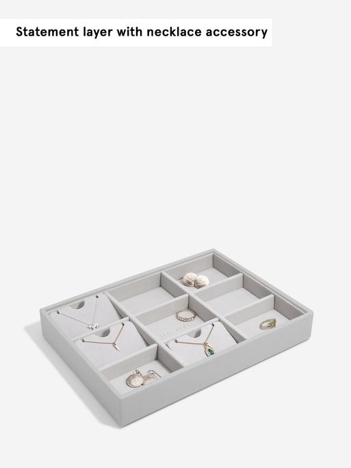 Pebble Grey Classic Statement Jewellery Layer