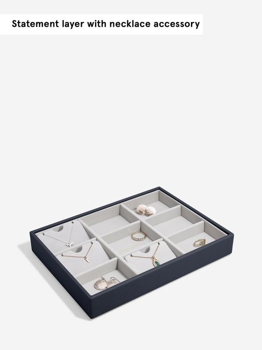 Navy Blue Classic Statement Jewellery Layer