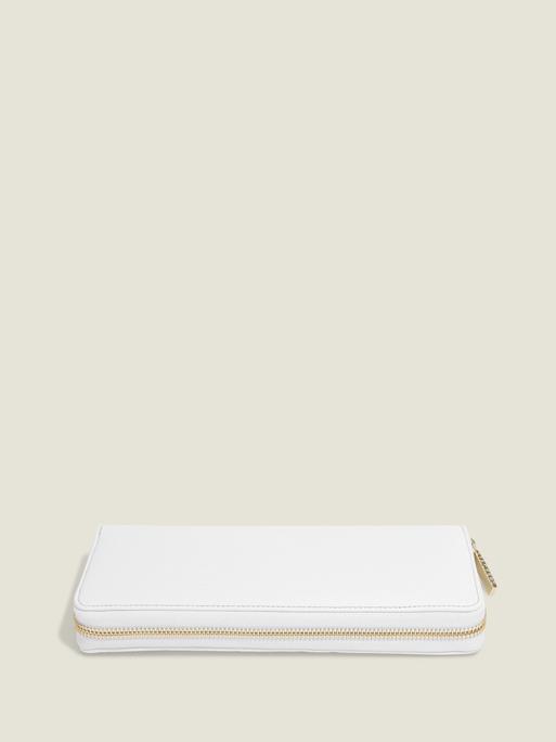 Pebble White Jewellery Roll