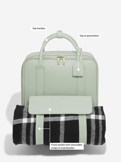 Sage Green Picnic Backpack