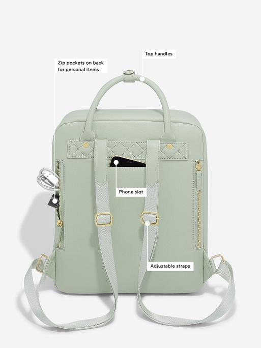 Sage Green Picnic Backpack