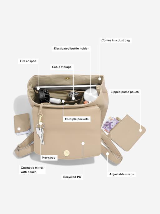 Camel Small Backpack