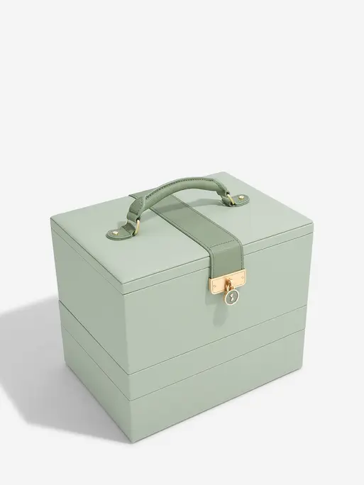 Sage Green Luxury Classic Jewellery Box