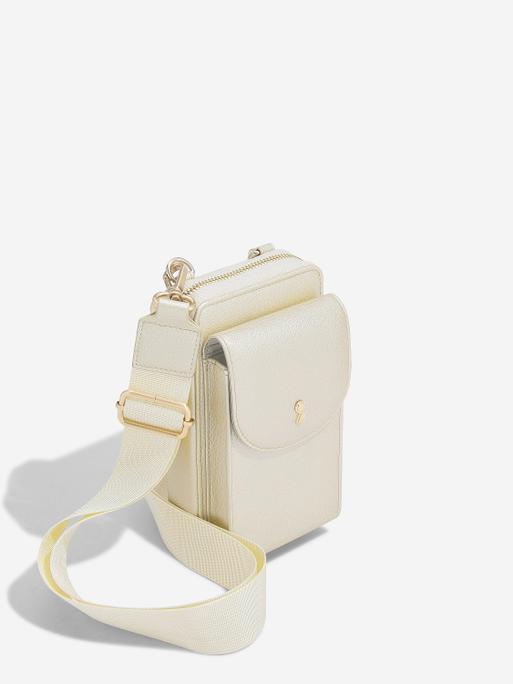 Gyöngyház crossbody keresztpántos kistáska