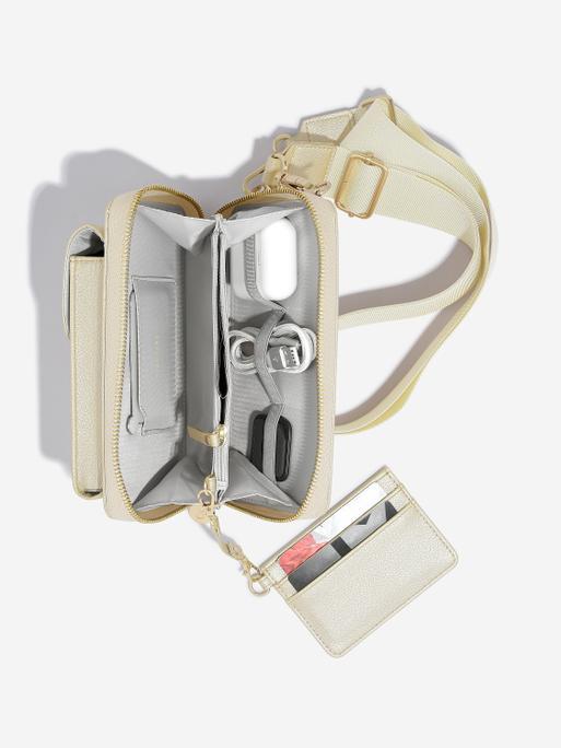 Gyöngyház crossbody keresztpántos kistáska