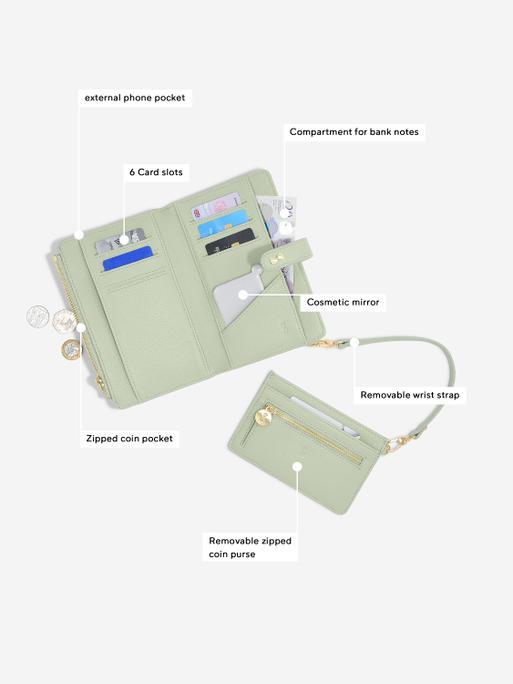Green Large Purse
