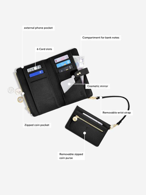 Black Large Purse