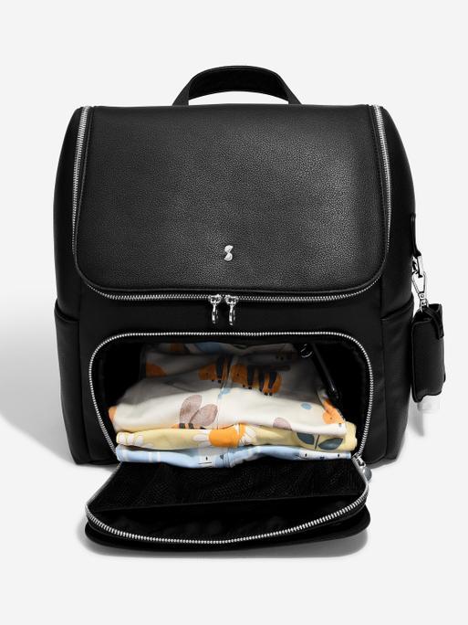 Black Baby Changing Backpack 