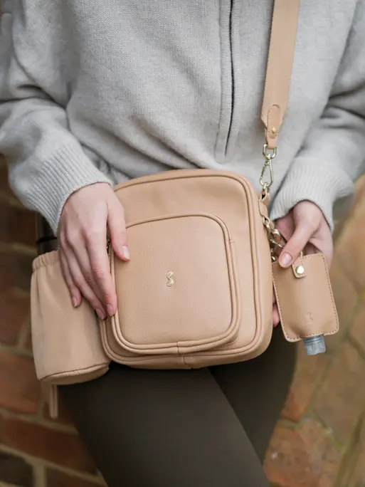 Camel Dog Walking Bag 