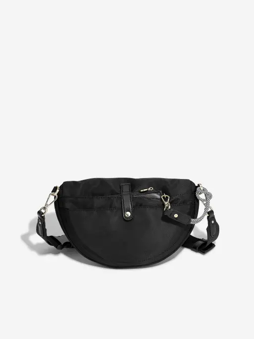 Recycled Nylon Black Bumbag