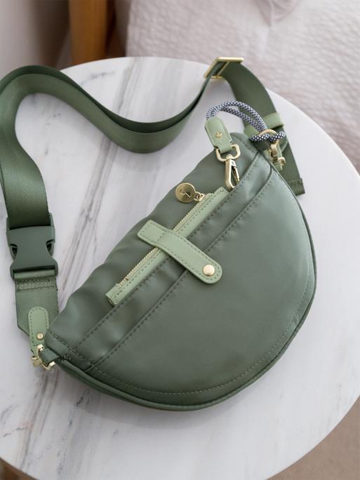 Recycled Nylon Green Bumbag