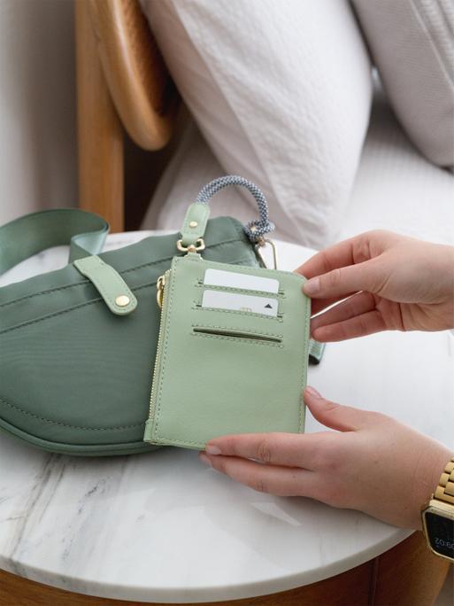 Recycled Nylon Green Bumbag