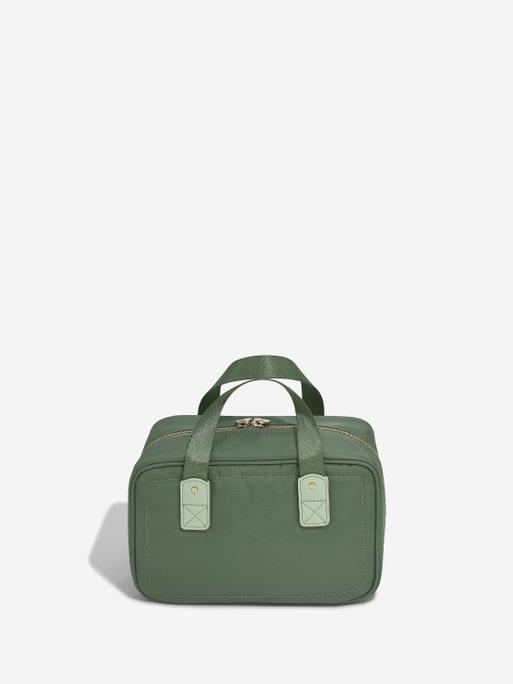 Recycled Nylon Green Hanging Washbag