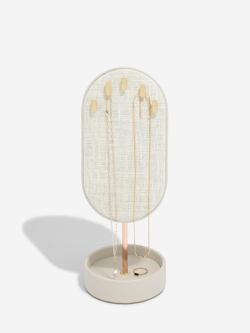 Oatmeal & Linen Necklace Display Stand
