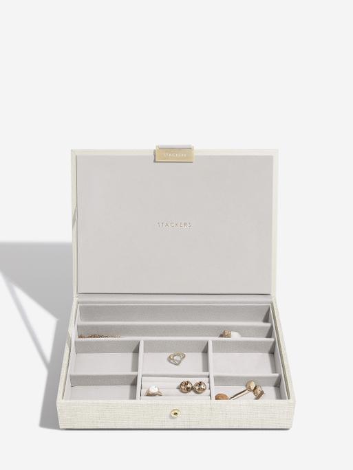 Oatmeal & Linen Classic Jewellery Box Set of 3