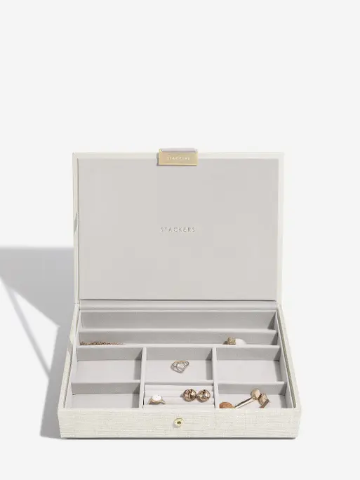 Oatmeal & Linen Classic Jewellery Box Set of 4