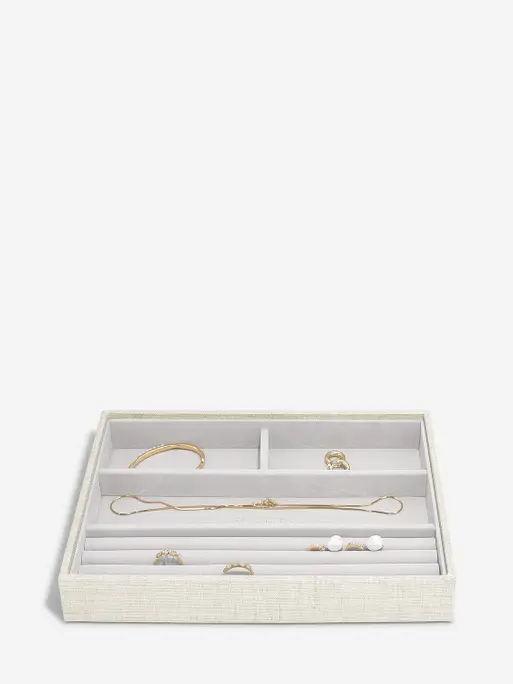 Oatmeal & Linen Classic Jewellery Box Set of 4