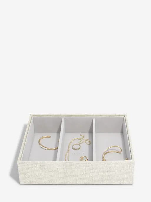 Oatmeal & Linen Classic Jewellery Box Set of 4