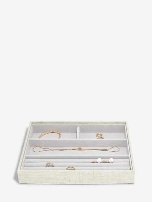Oatmeal & Linen Classic Jewellery Box Set of 5