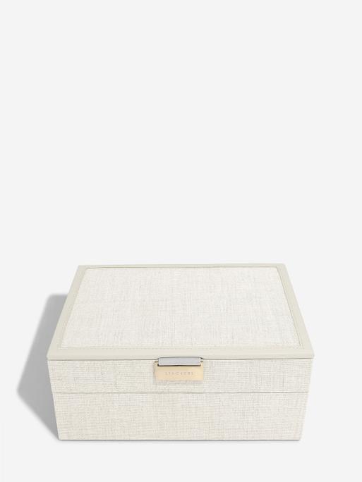 Oatmeal & Linen Classic Jewellery Box Set of 2
