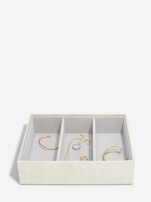 Oatmeal & Linen Classic Jewellery Box Set of 2