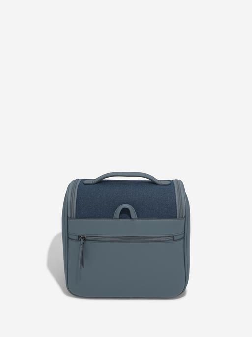 Blue Canvas Hanging Washbag