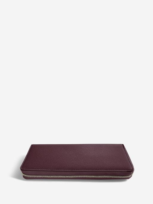 Burgundy Jewellery Roll