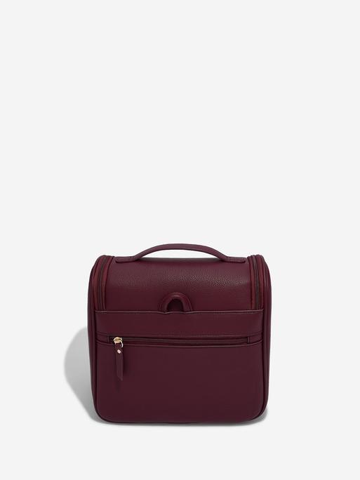 Burgundy Hanging Washbag